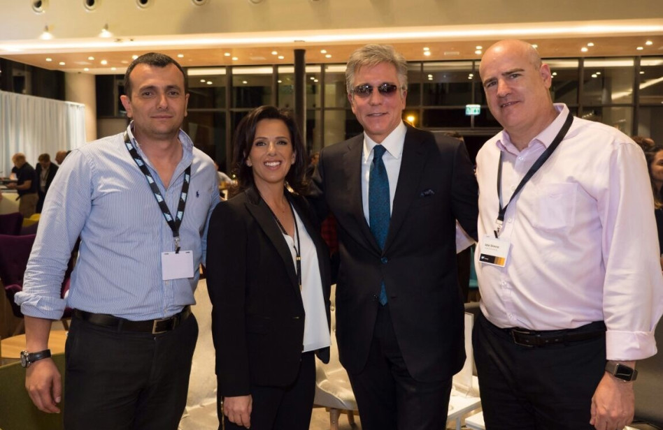 עדיאל שמרון, ביל מקדרמוט, סתוית נבון ושי באב"ד (צילום: אורן אגמי)