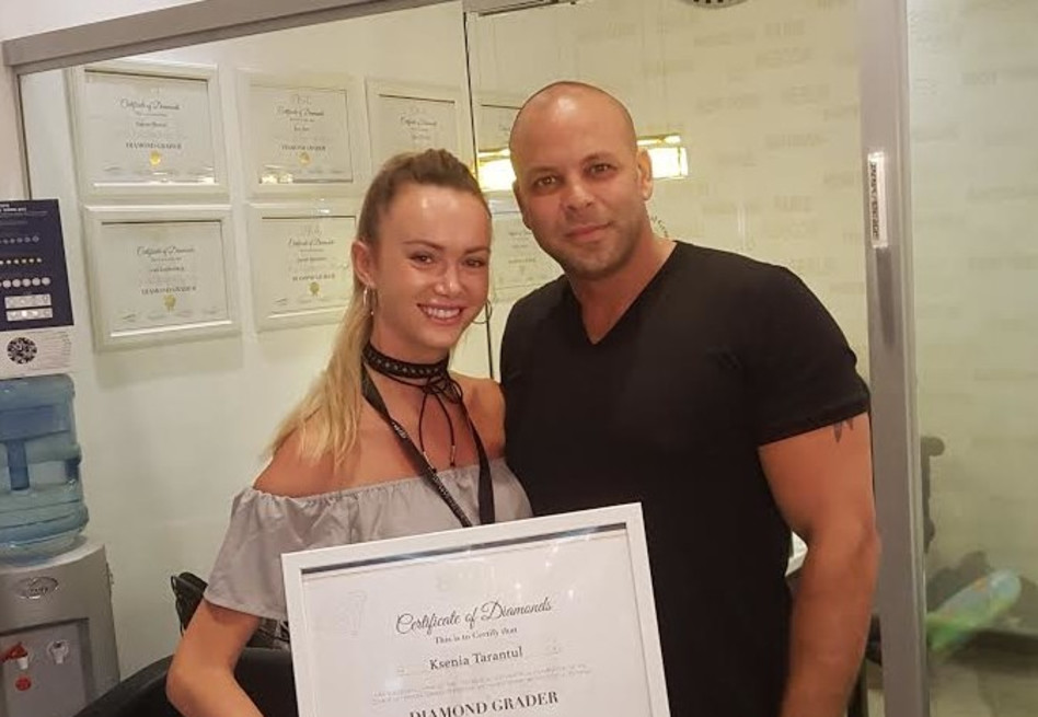 הזוג החדש. קסניה טרנטול וישראל אור (צילום: יח"צ)