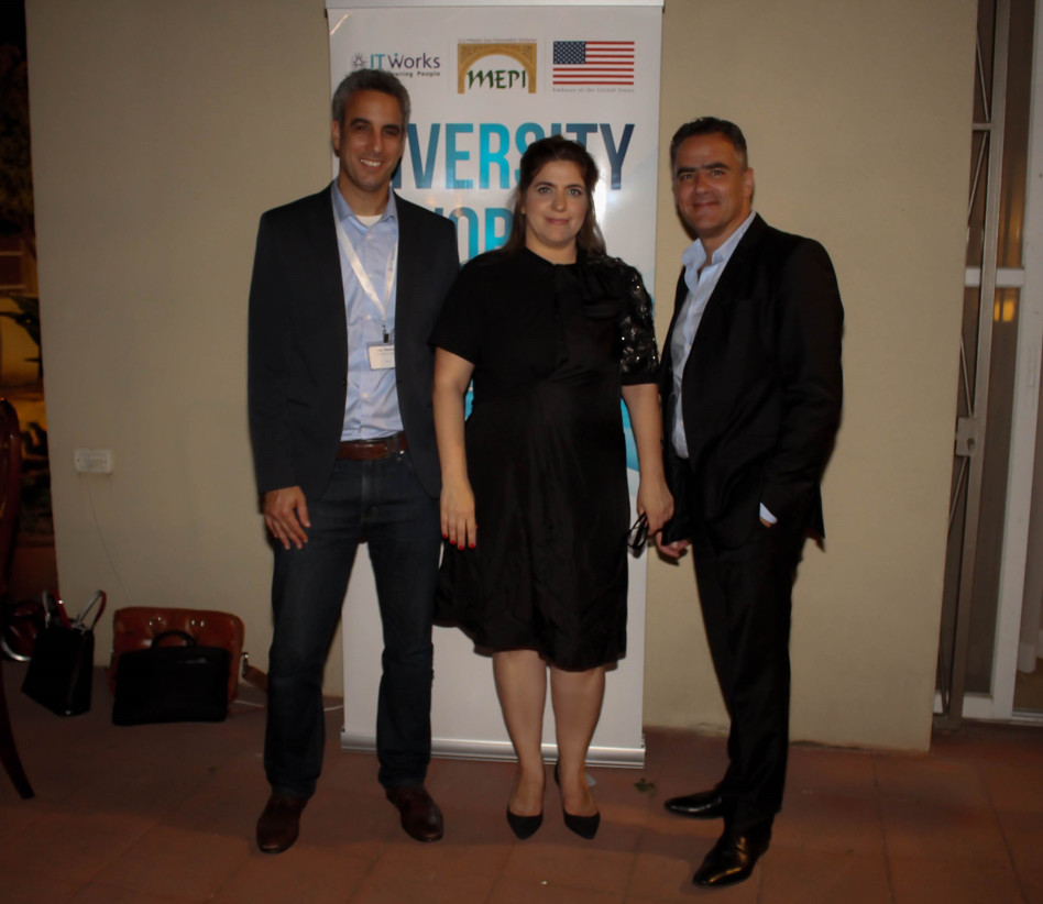 דניאל מלכה, יפעת ברון וגיא שמש ( צילום יקי צימרמן)