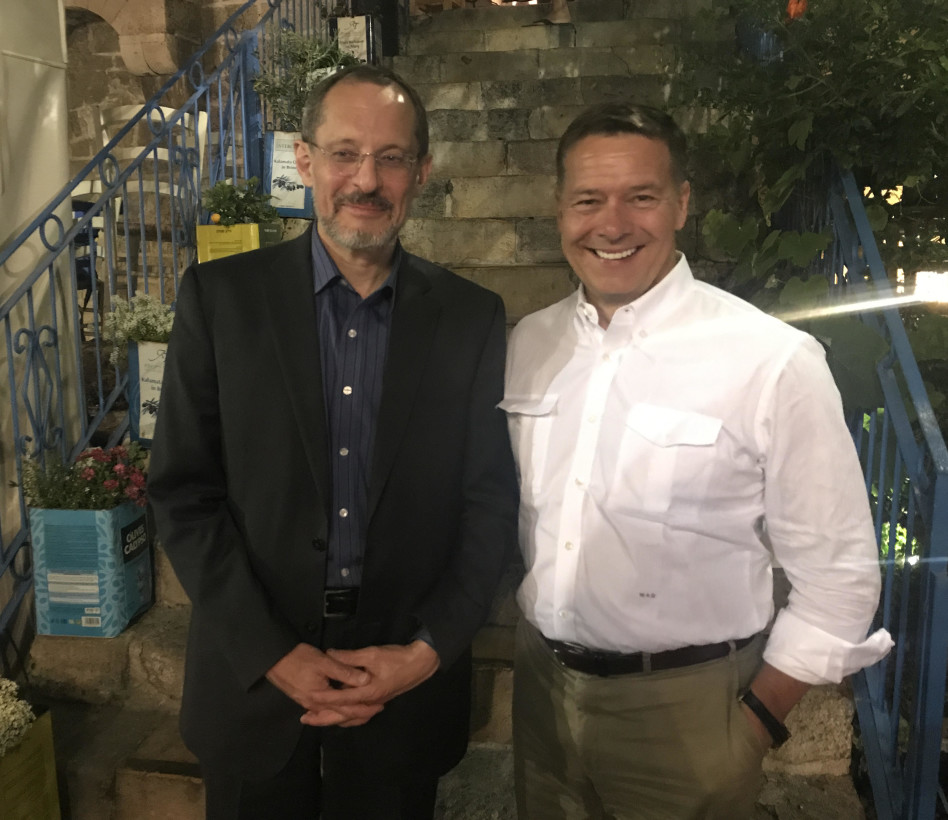 ביל גג'דה ויוג'ין קנדל (צילום: רועי בן דניאל)