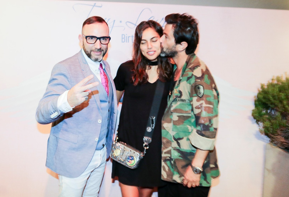 לנשק לנשק. יהודה לוי, שלומית מלכה וטוני לוי (צילום: בן פרידמן)