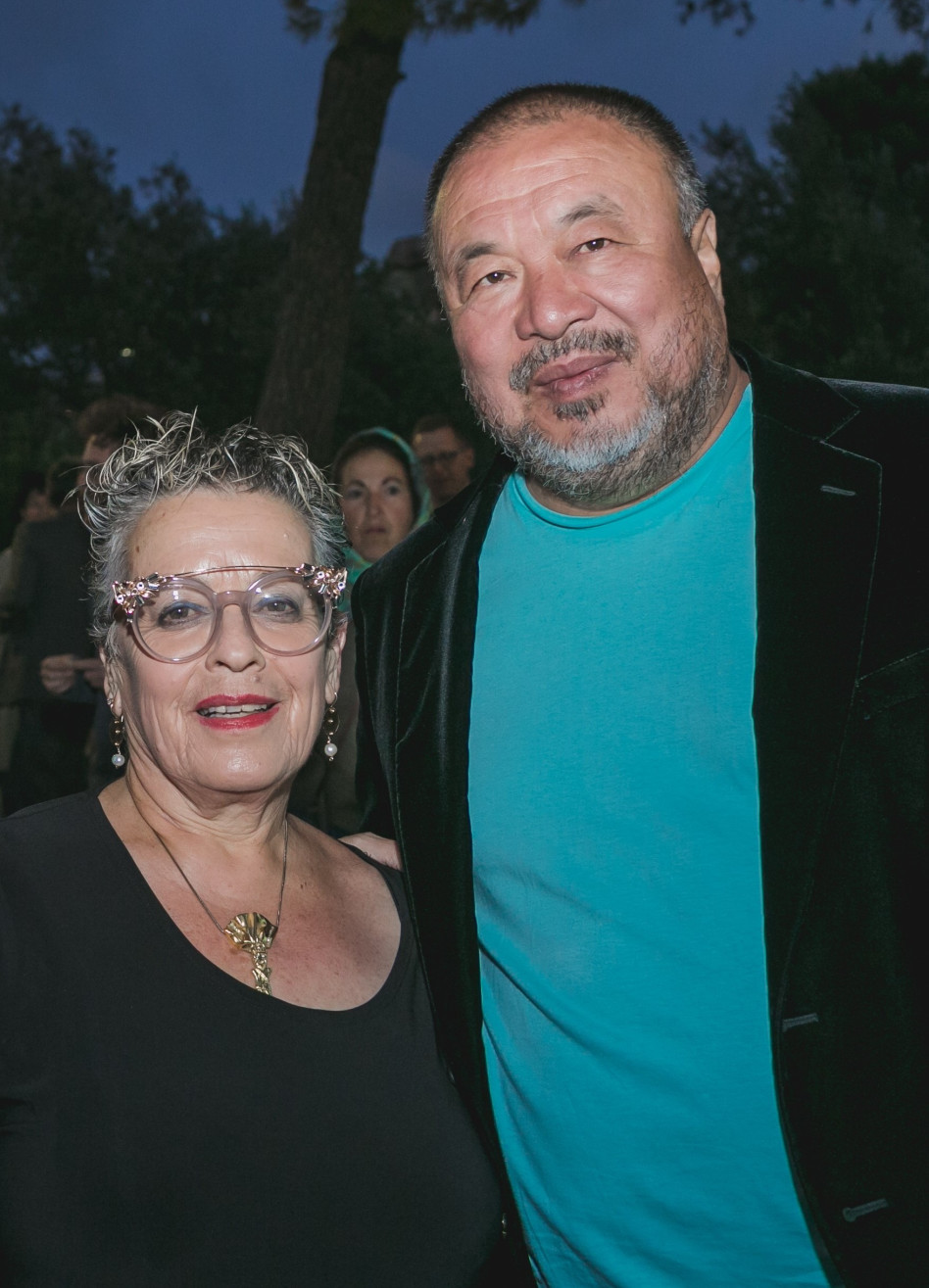 איי ויויי, חנה פרי זן (צילום: ברק אהרון)