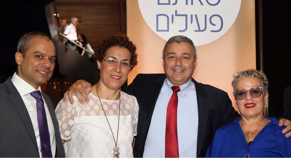 חנה פרי-זן, אריק פינטו, רבקה אלגריסי וידין ענתבי (צילום: סיון פרג')