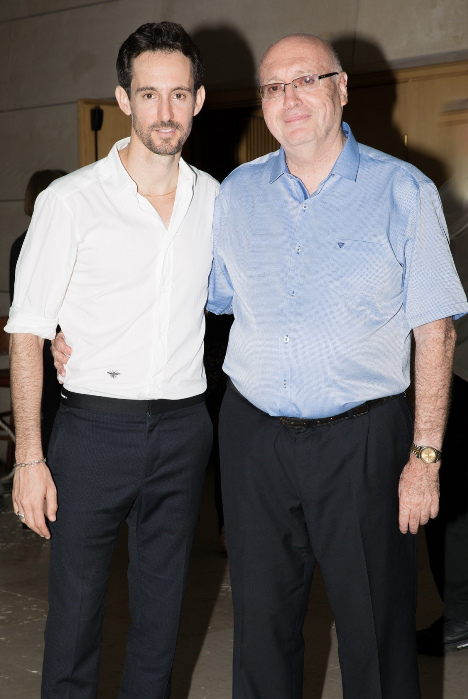 שלמה פלכטר ועברי לידר (צילום: עופרה שובל)