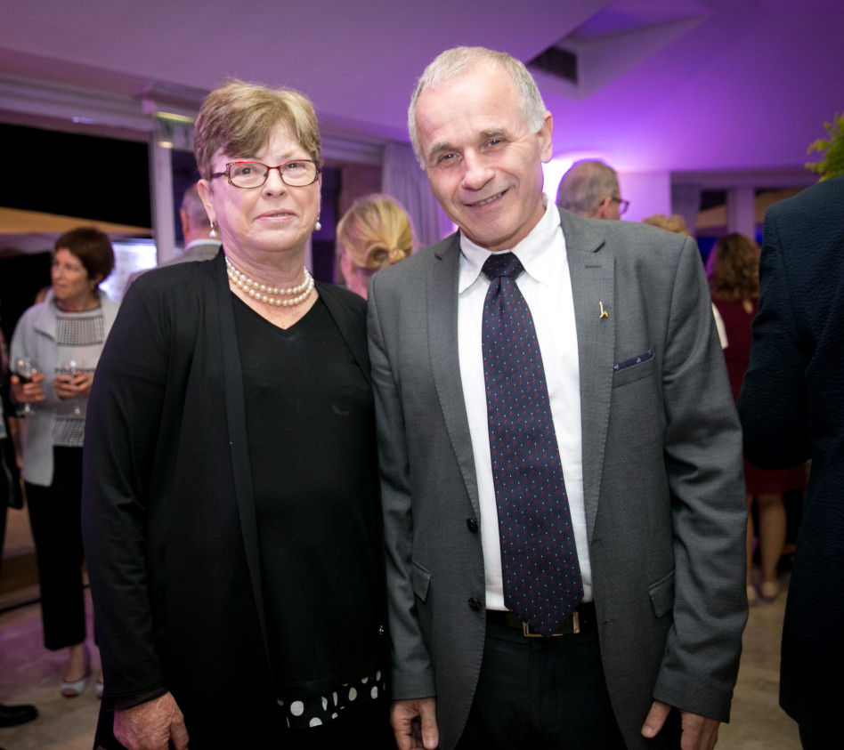 אשר כהן ומקסין פסברג (צילום: מרים אלסטר, פלאש 90)