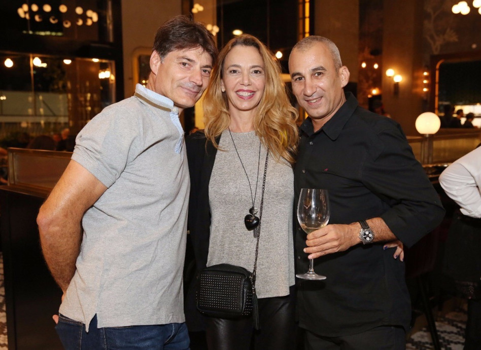 רונן שמש, פרי גלעדי ואלי בן הרוש (צילום: יעל צור)