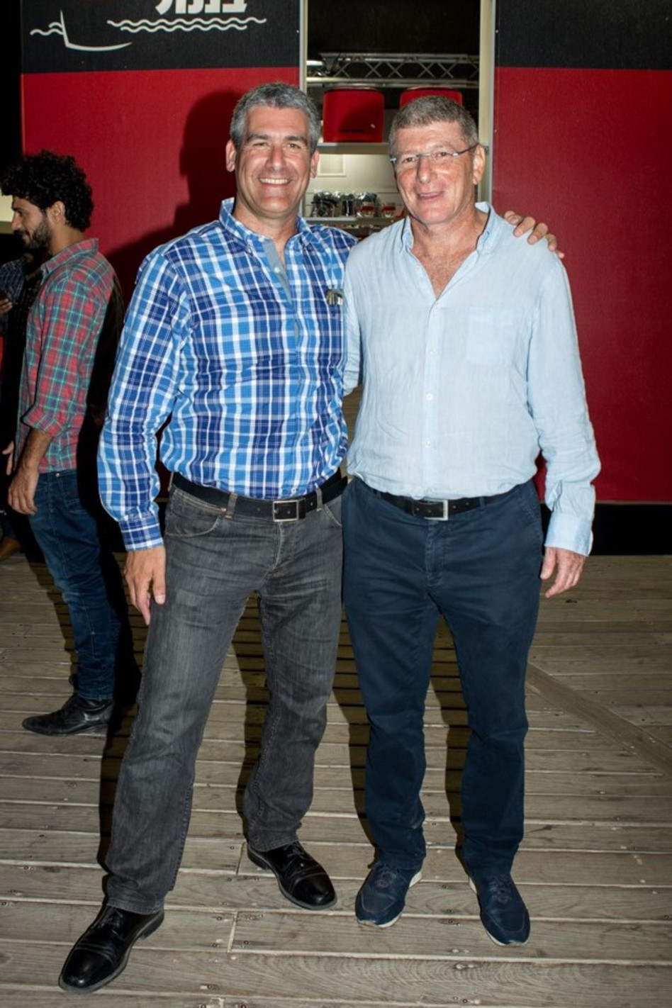 אליעזר שקדי ונדב ארנס-ארד (צילום: אילנית כהן)