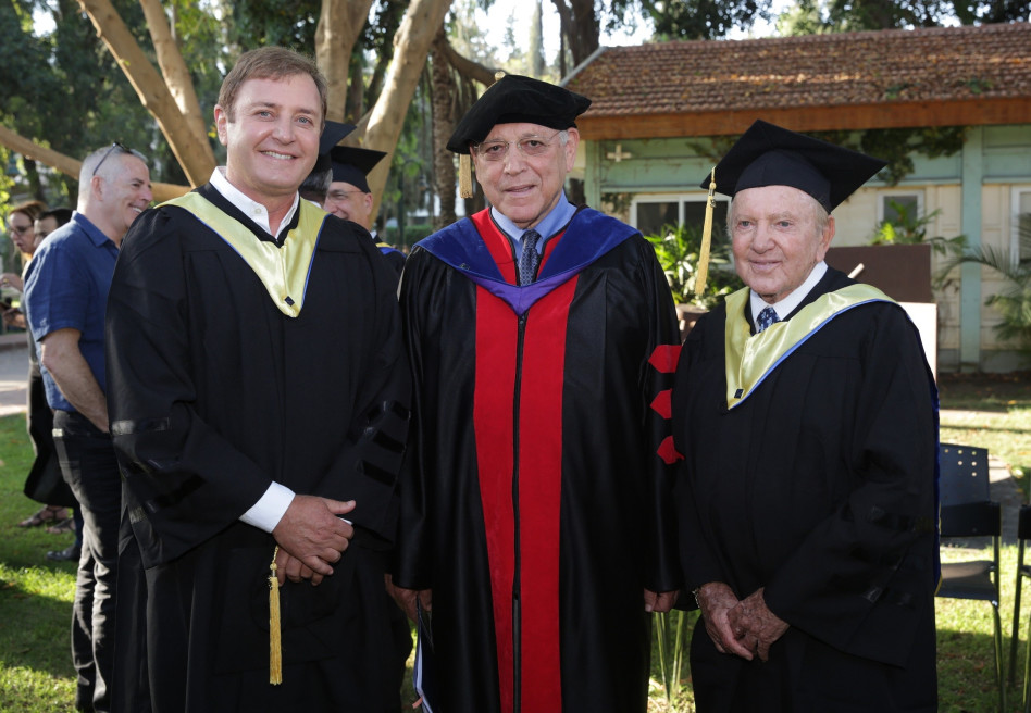 מוריס קאהן, אוריאל רייכמן וזיו אבירם (צילום: אורן שלו)