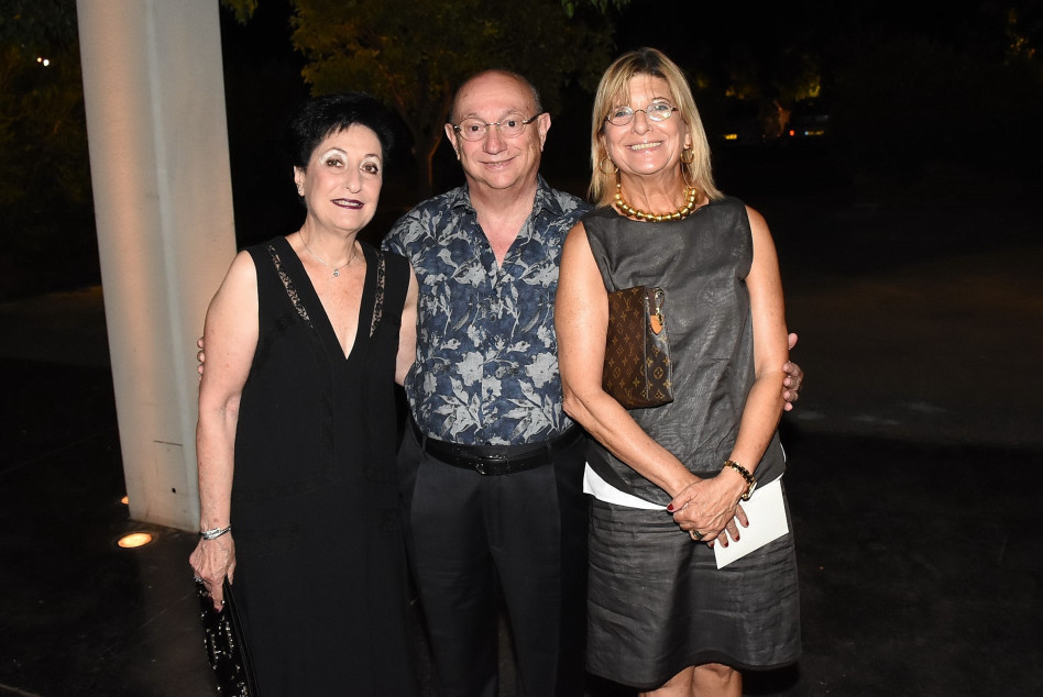 יעל אונגר, גדעון וחנה המבורגר (צילום: אביב חופי)