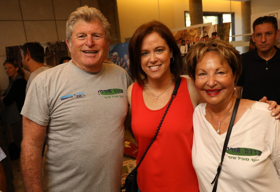 רעיה שטראוס, רקפת רוסק עמינח ויורם (ייה) יאיר (צילום: חן גלילי)