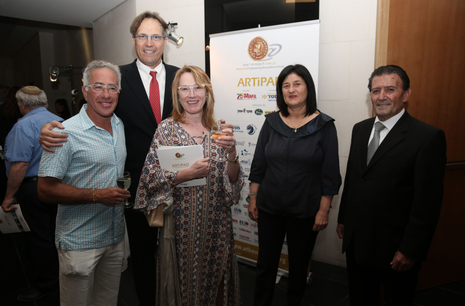 יעקב שורי, סמדר ברבר צדיק,מרגרט אדמס, אורי בן ארי וסילבן אדמס (צילום: דניאל בראון)