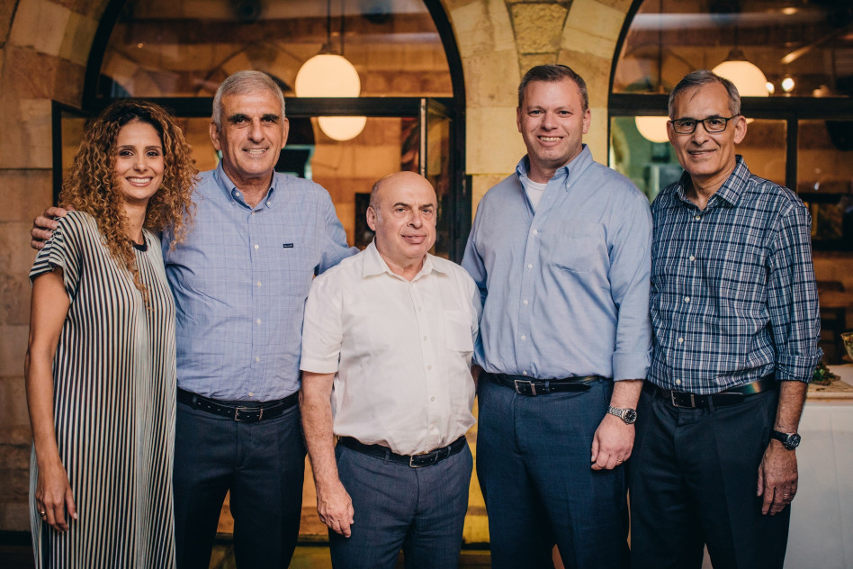 אהרון אברמוביץ', אלי גרונר, נתן שרנסקי, יוסי בכר, ולירן אבישר בן חורין (צילום: מרווקה פוטו)