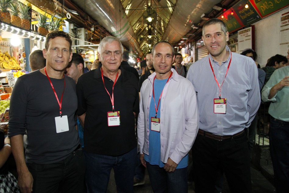 גדי לסין, גדי תירוש, גיורא בר דעה ויונתן ברגר  (צילום: רן דיקשטיין)