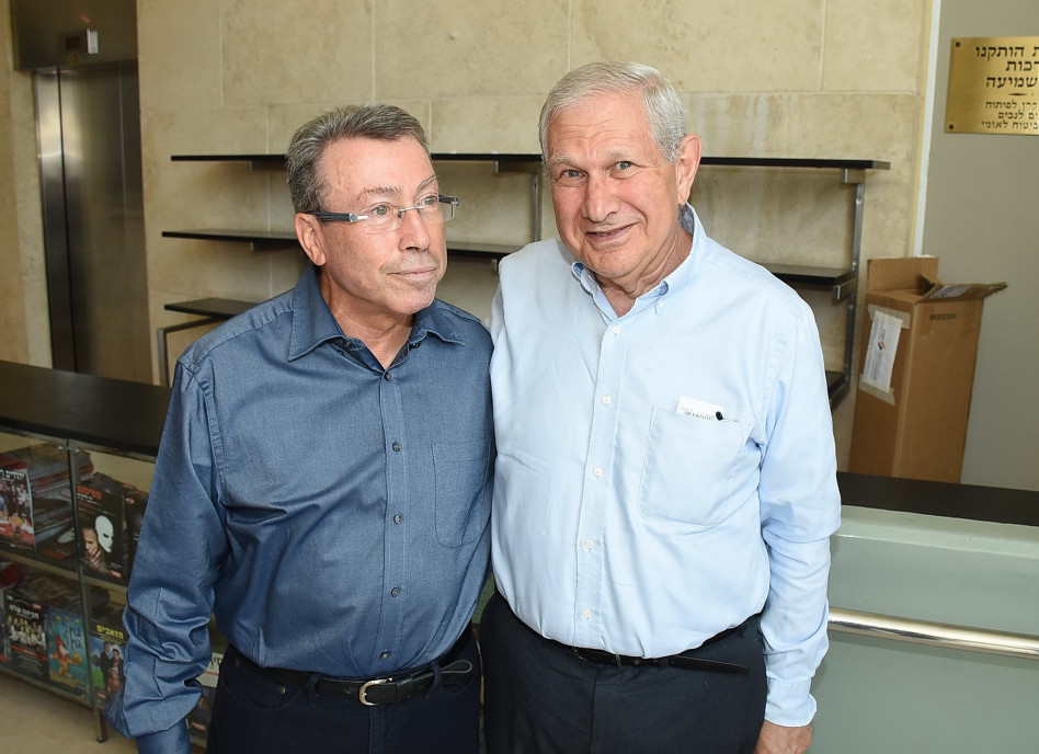 דוד ברודט ונעם סמל (צילום: אביב חופי)