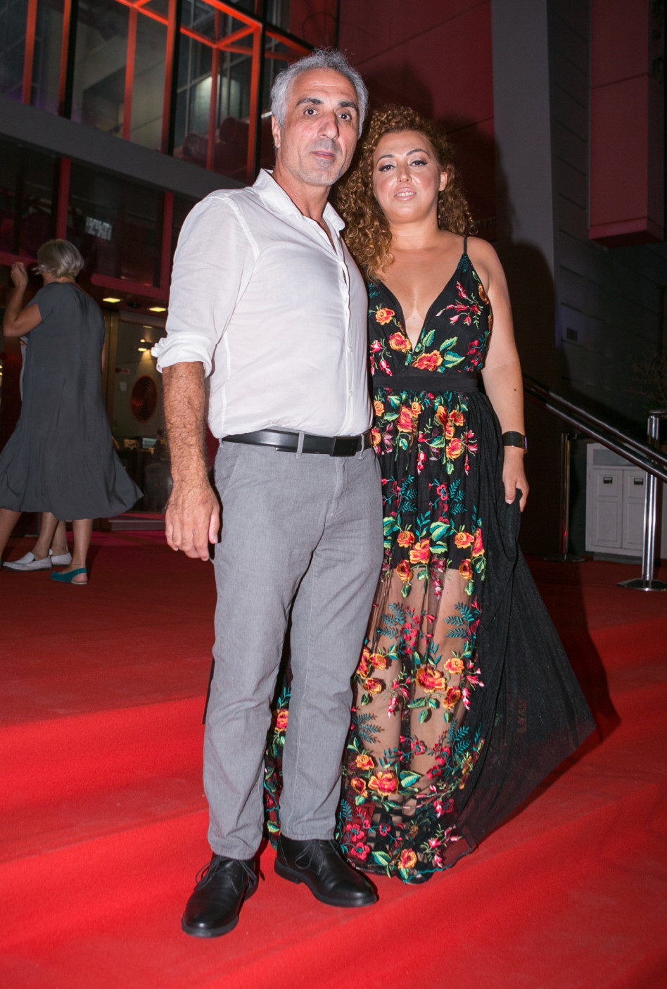 האיש שמאחורי הסרט. דובר קוסאשווילי ומאיה (צילום: עופר חן)