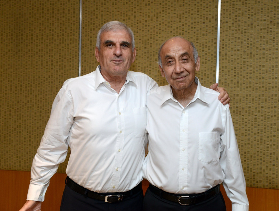 יצחק סוארי ויוסי בכר (צילום: אוהד הרכס ואיתי בלסון מכון ויצמן למדע)