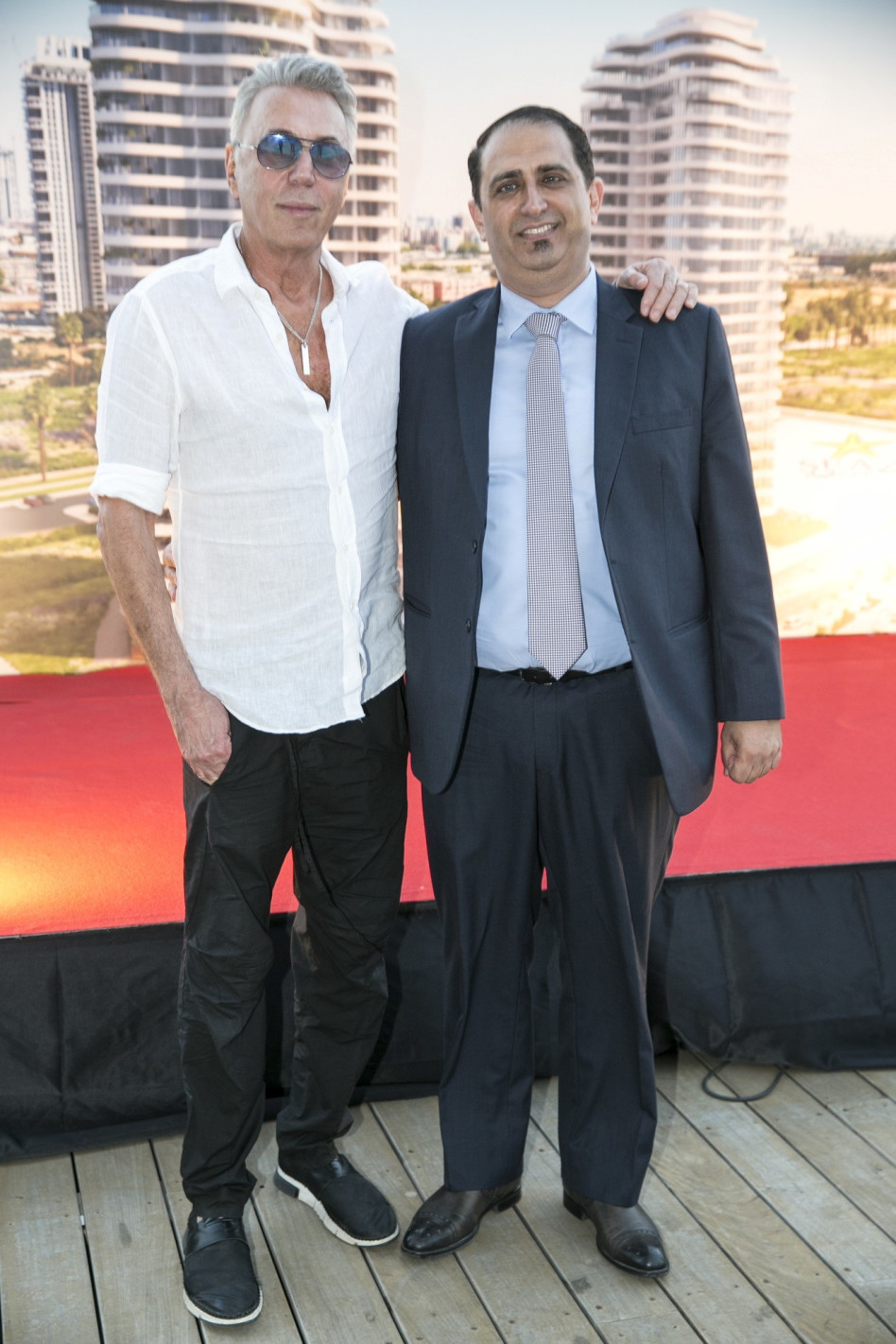 אילן ששון ואילן פיבקו (צילום:לנס הפקות)