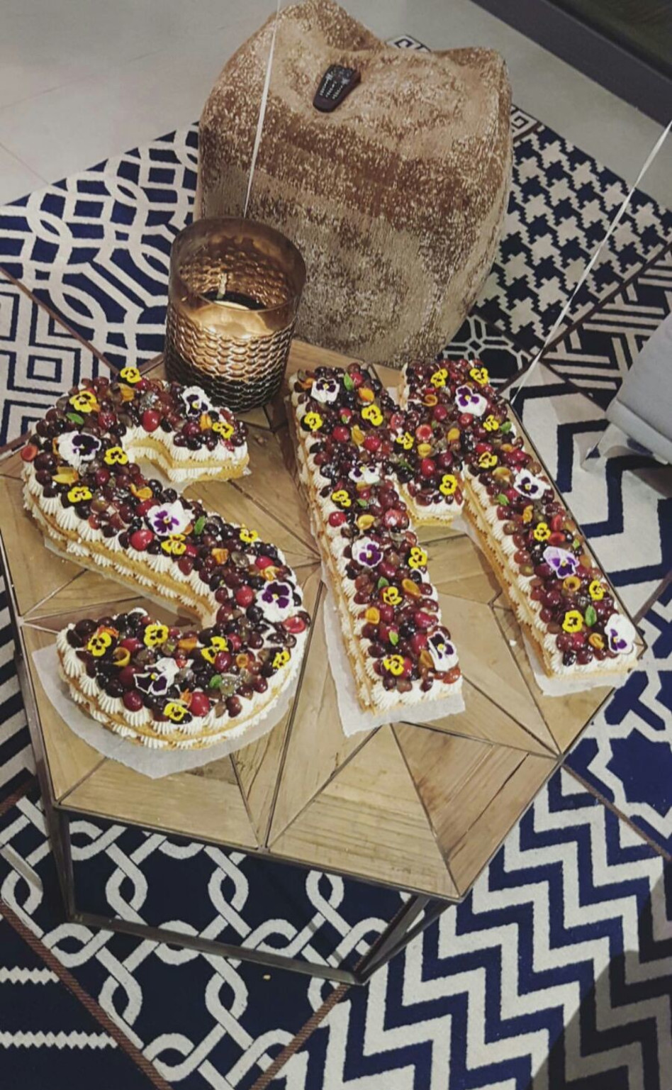 העוגה! (צילום: אינסטגרם)