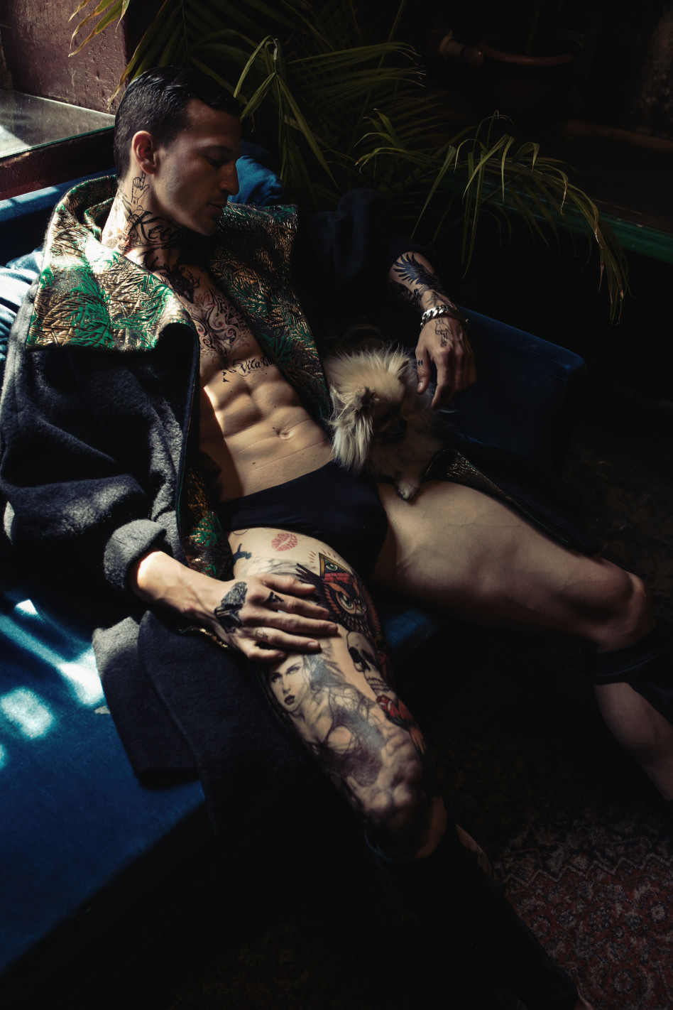 המקור של הקוביות. מייקל לואיס (צילום: רן יחזקאל)