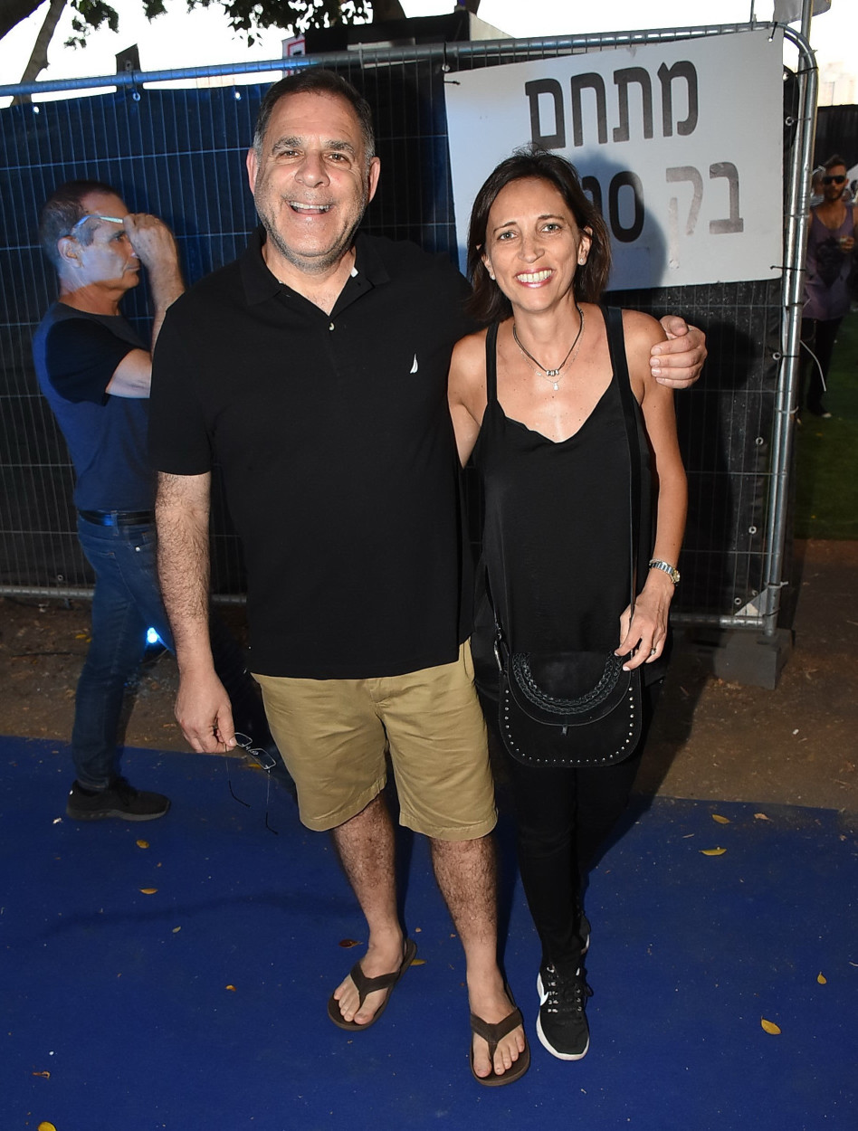 סינתיה ואיציק צאיג (צילום: אביב חופי)