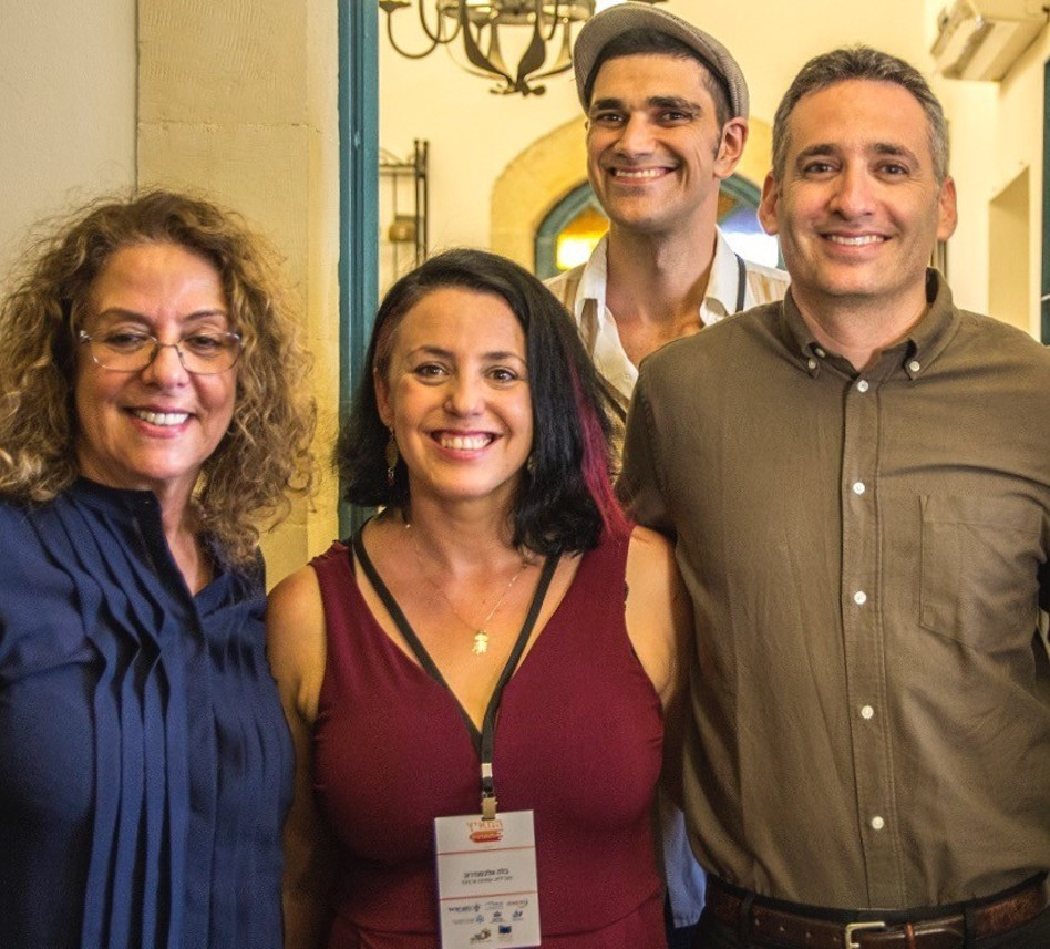 אריק מייקלסון, בלה אלכסנדרוב, ורבקה כרמי (צילום: עודד לוי)