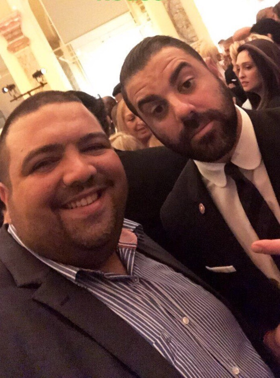  ג'ון דייוידסון וסעיד אבולעפיה,(צילום: אינסטגרם)