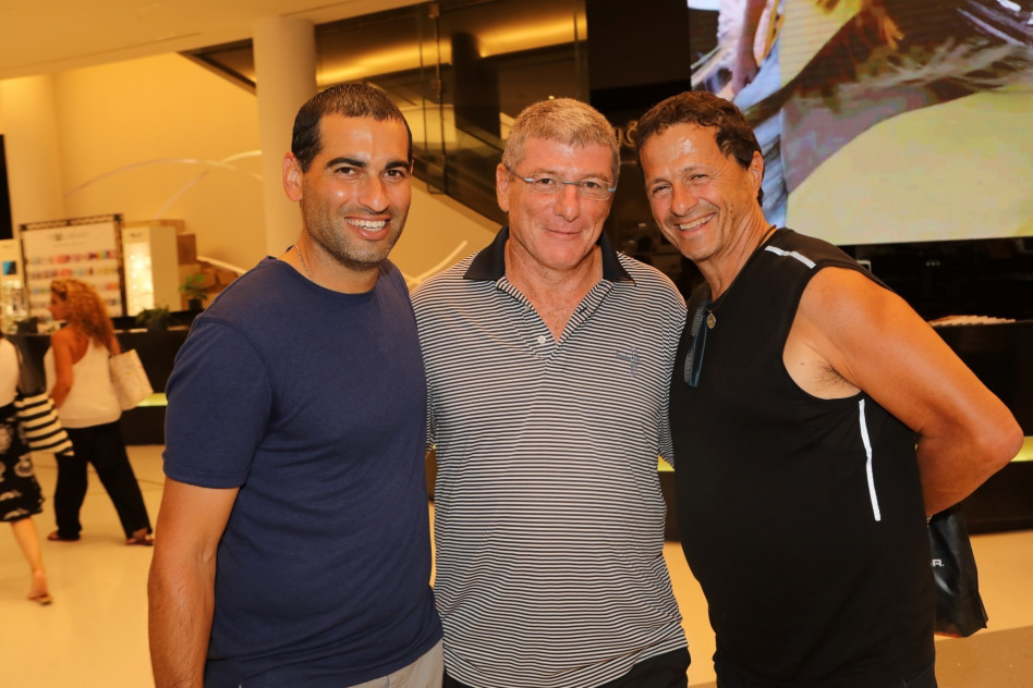 אודי אנג'ל, אליעזר שקדי ואנדי רם (צילום: רפי דלויה)