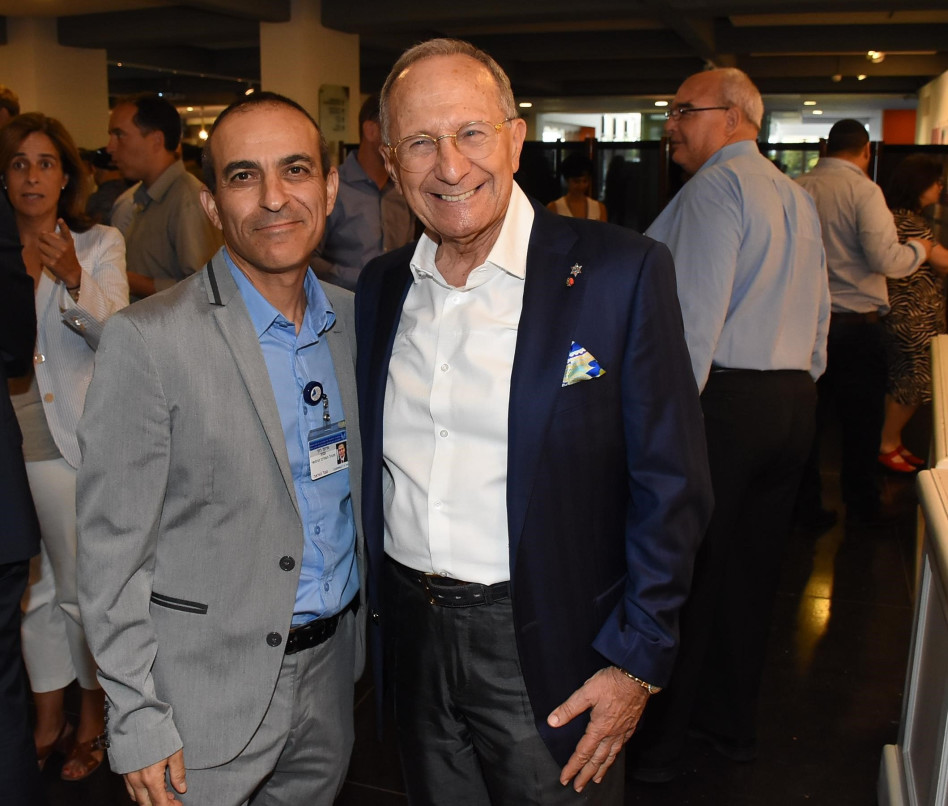 סמי סגול ורוני גמזו (צילום: אביב חופי)