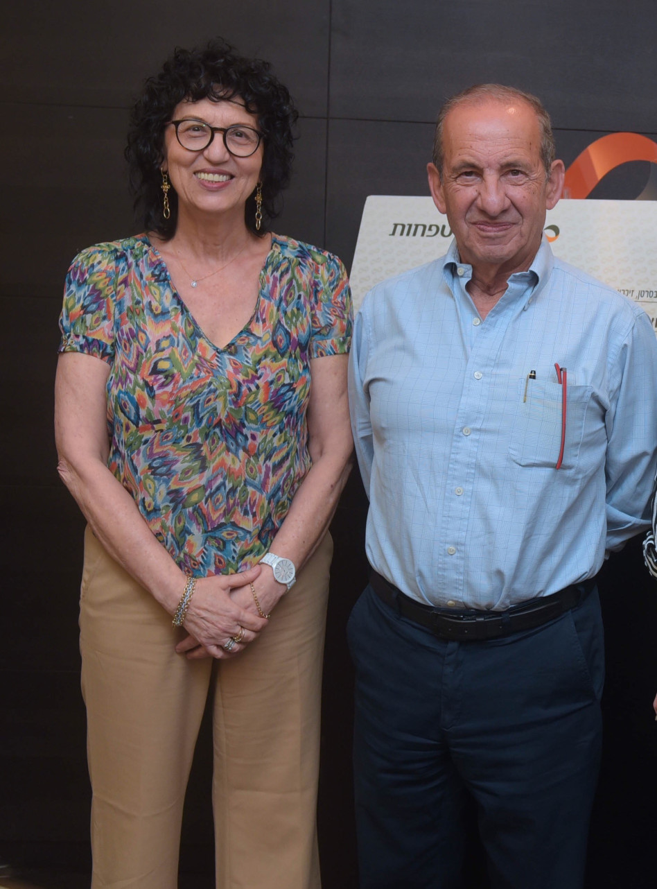 משה וידמן וריטה רובינשטין (צילום: אבשלום ששוני)