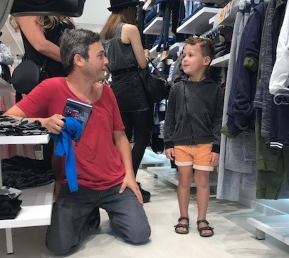 הנכד של שלמה. בן ארצי והילד