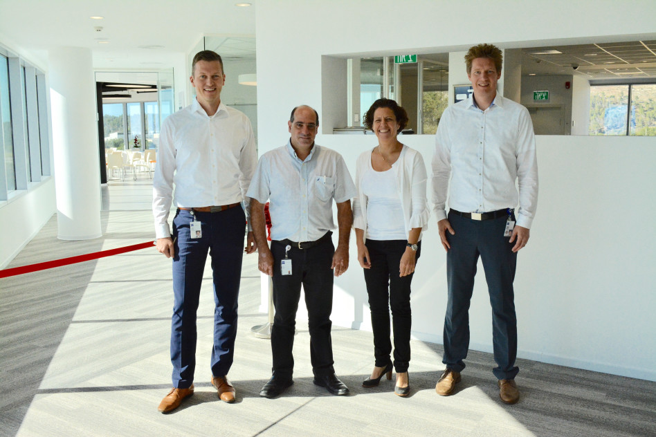 כריסטוף הנצ'ה, יעל לביא, יובל פרץ וכריסטיאן ריכטר (צילום: איגור ורוורוק)