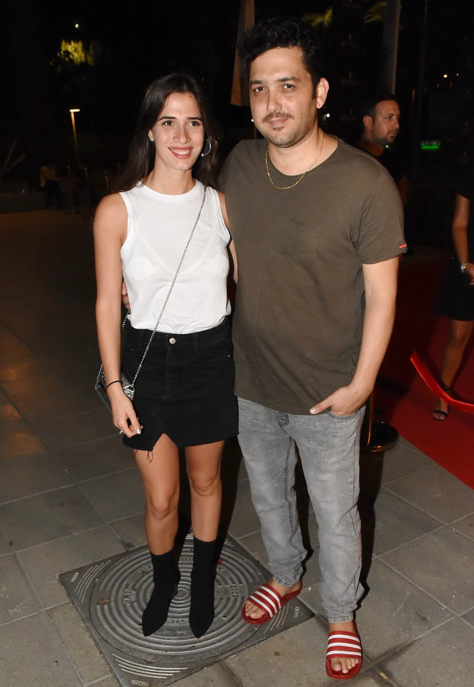 לא ויתרה על הלבן. מאור זגורי וחן אמסלם (צילום: אביב חופי)