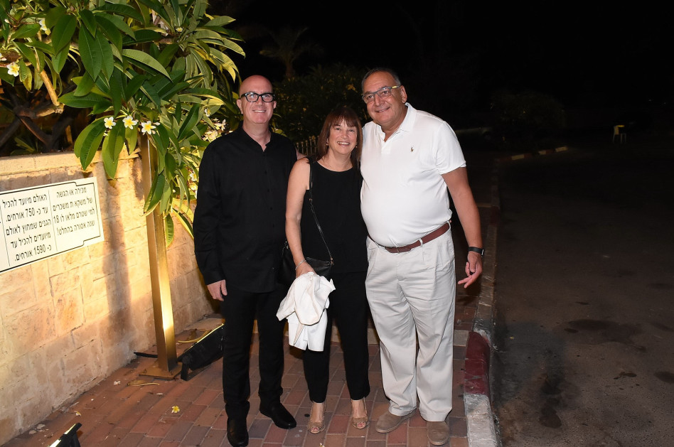 זאב ורותי רוטשטיין ואבי בלשניקוב )צילום: אביב חופי)