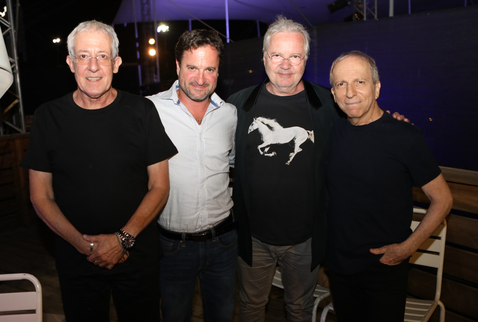 דני סנדרסון, אלון אוליארציק, אורן שגיא וגידי גוב (צילום: מורן ויזל)