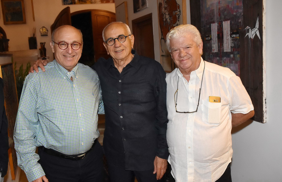 אלכס לנדסברג, ישראל מקוב ורוני קצין (צילום: אביב חופי)