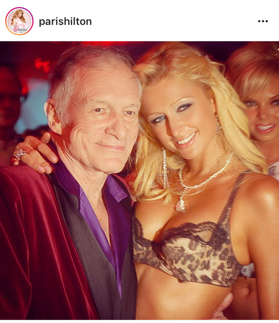 הפנר ופריס הילטון. "תמיד אתגעגע להף". (צילום: אינסטגרם)