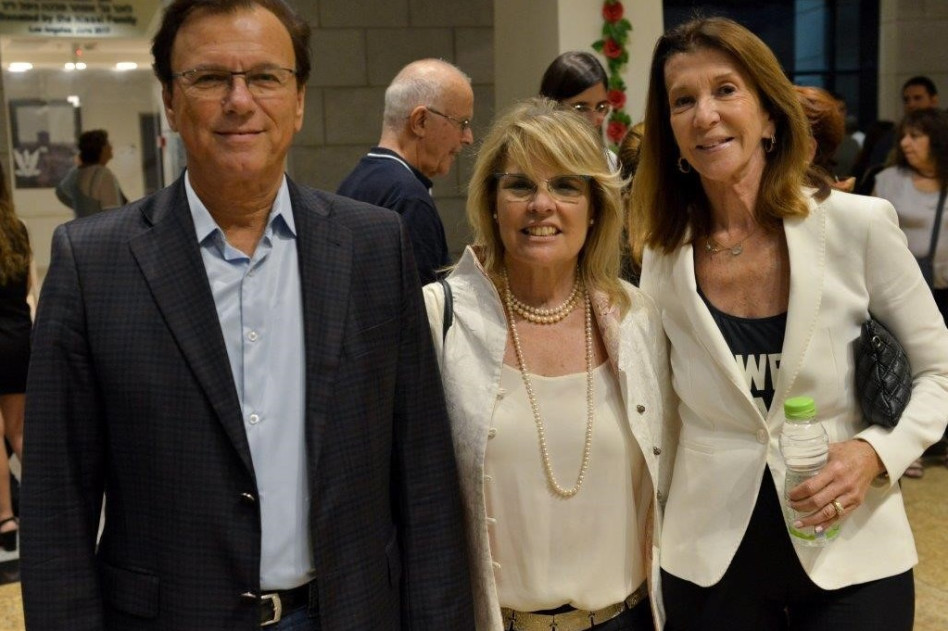 קלוד בריטמן, דליה ואפי שטנצלר (צילום: יוסי מסה)