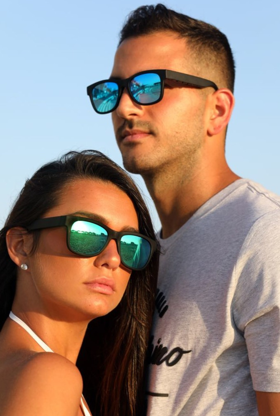 קמפיין זוגי ראשון. אדל בספלוב ומאץ' עבד (צילום: יח"צ)