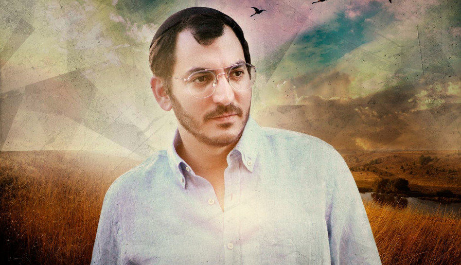 יובל טייב. מזמר עם דנינו לקראת השנה החדשה (צילום: יוסי פורטל)