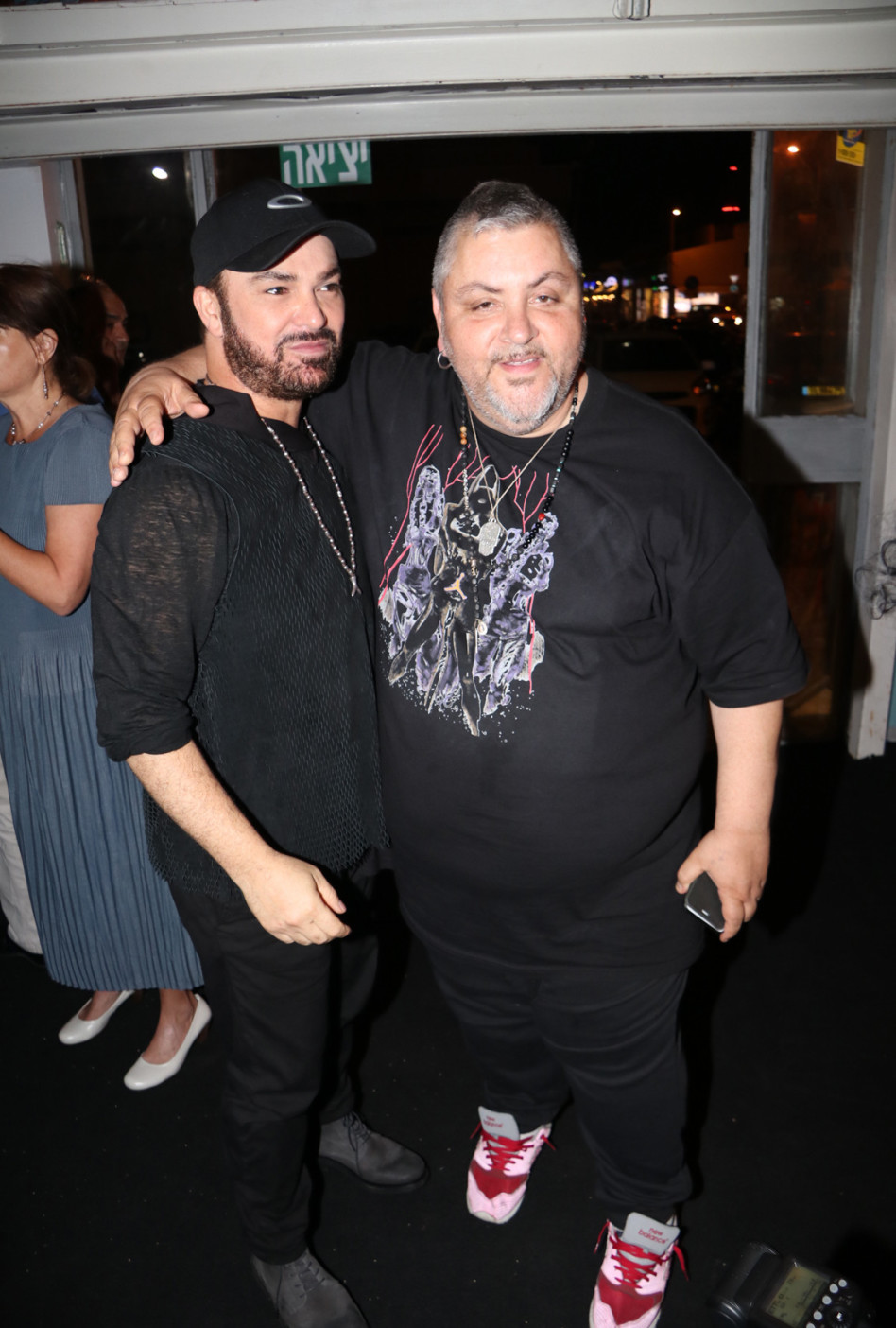 חברים טובים. ארקדי דוכין ודוד ד'אור (צילום: ניר פקין)