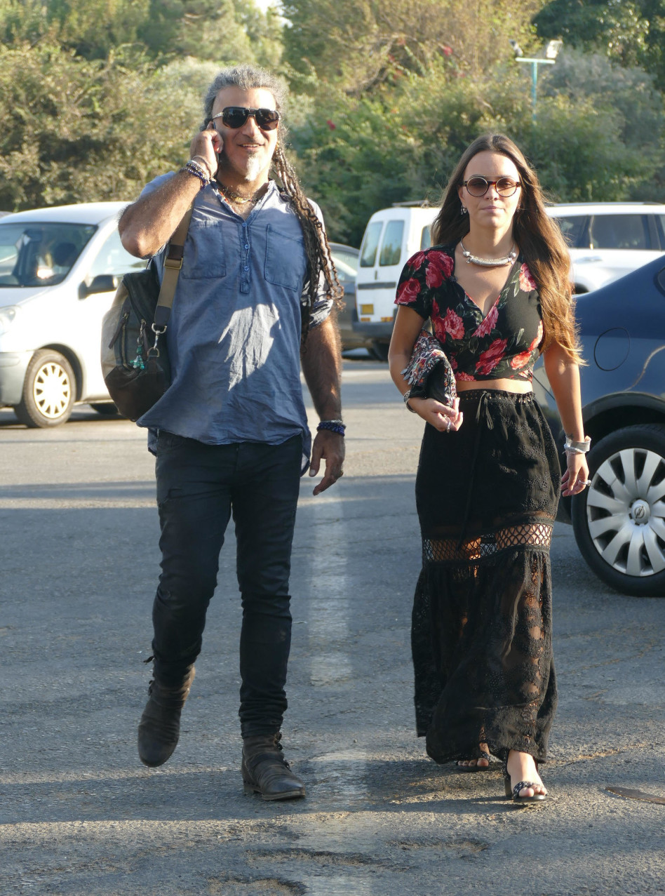 מוש בן ארי בחתונת אלי פיניש (צילום: אמיר מאירי)