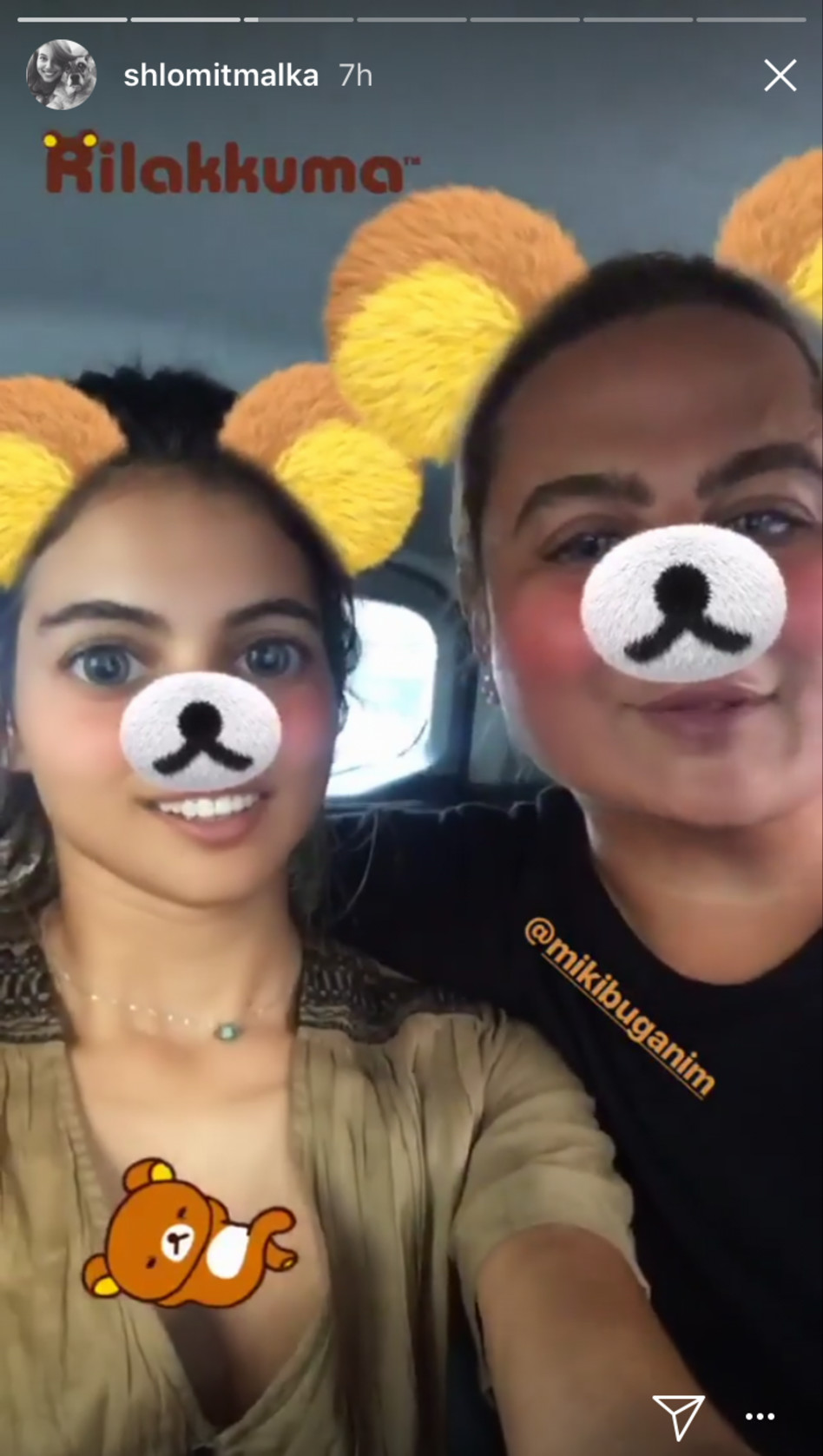 הוא אחראי לפריצה של הדוגמנית המצליחה. מיקי בוגנים ומלכה על מונית בניו יורק (צילום: אינסטגרם)