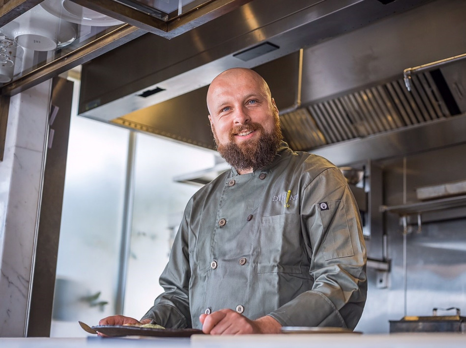 השף כריס גולדינג (צילום: אנטולי מיכאלו.)