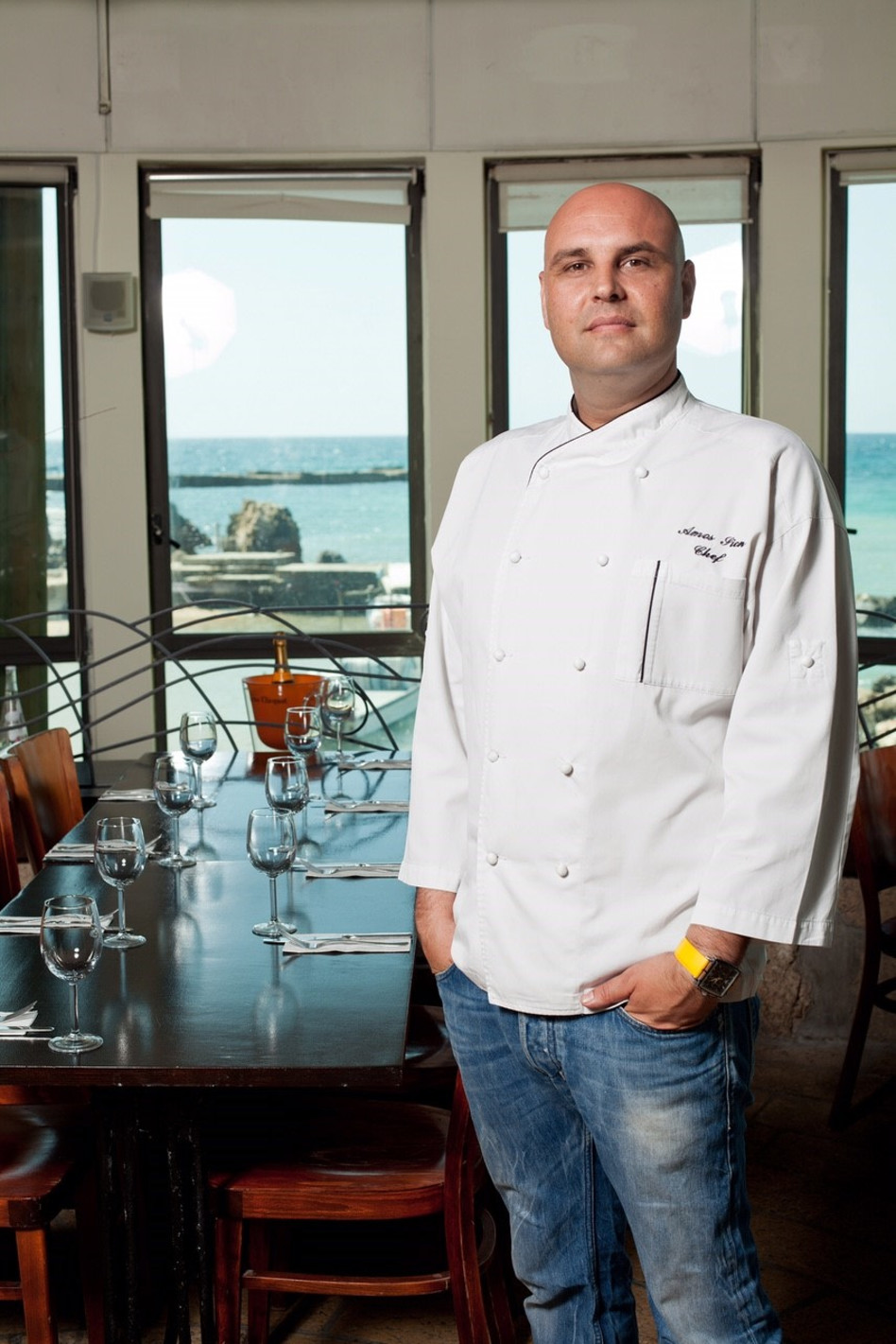 השף עמוס שיאון (צילום: בועז לביא)