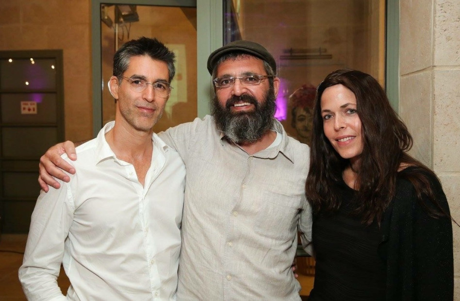 דנה ויגאל גולדשטיין ודן אלישר (צילום: עודד אנטמן)