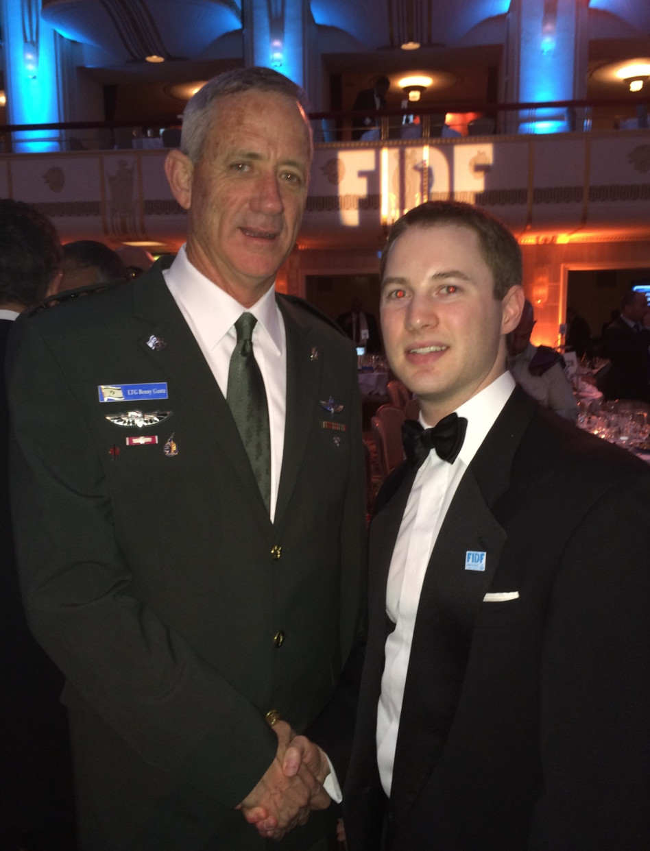 דאגלס בונים ובני גנץ (צילום:  FIDF NYC)