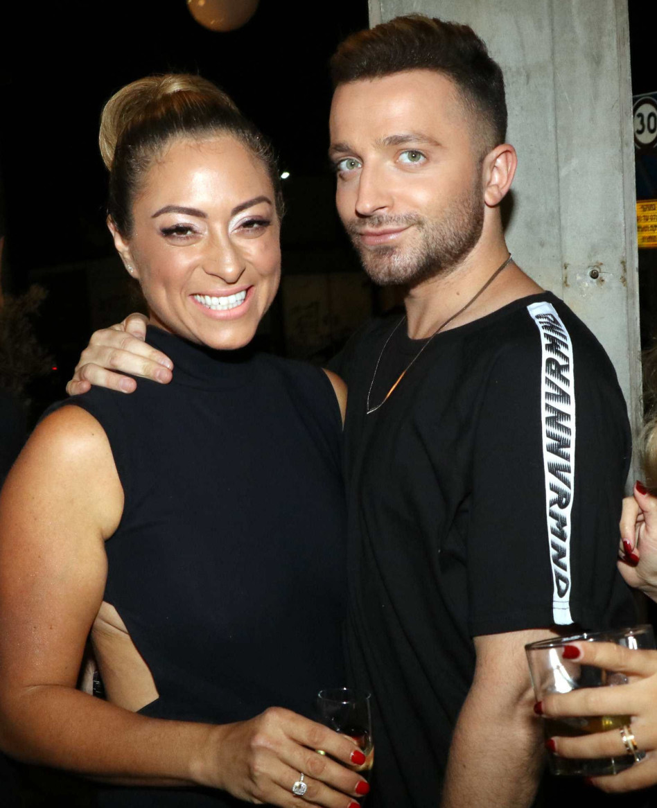 גרינר עם החבר היקר ליאון שיינדרובסקי (צילום: אמיר מאירי)