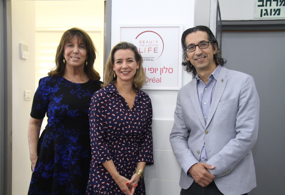 אלי שגיא, סנדרין מישארד ודורית וידבסקי (צילום: אסף לב)