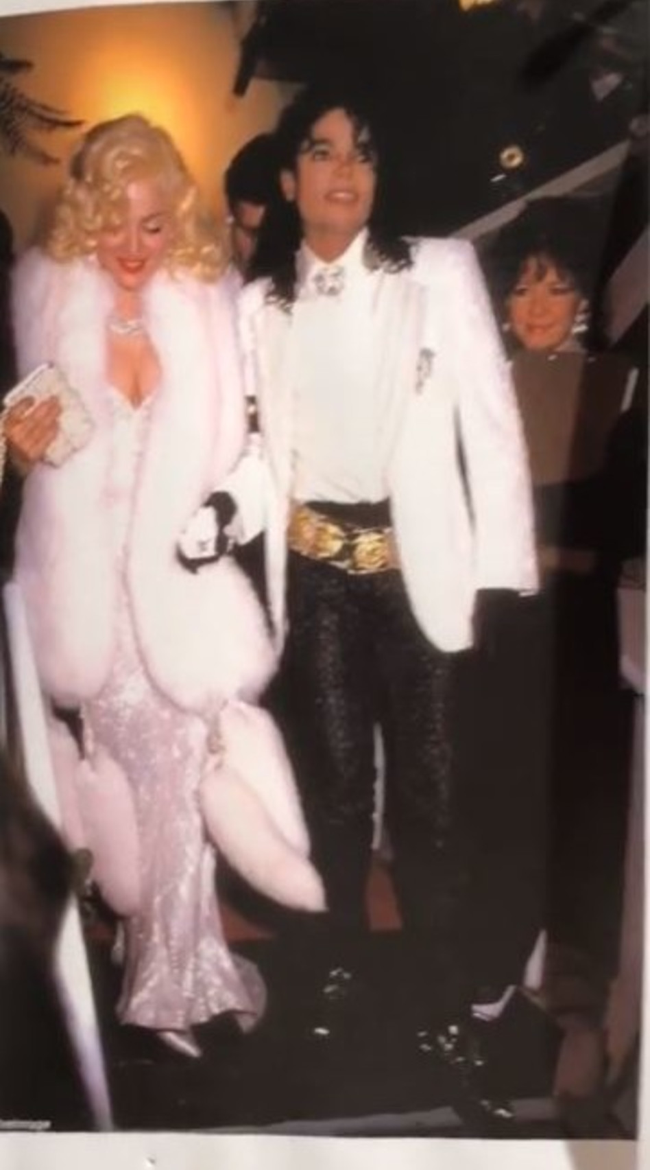 ההשראה. מדונה ומייקל ג'סון (צילום: אינסטגרם)