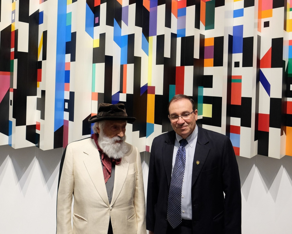 דב צור ויעקב אגם (צילום: ויקטור אוסיפוב)